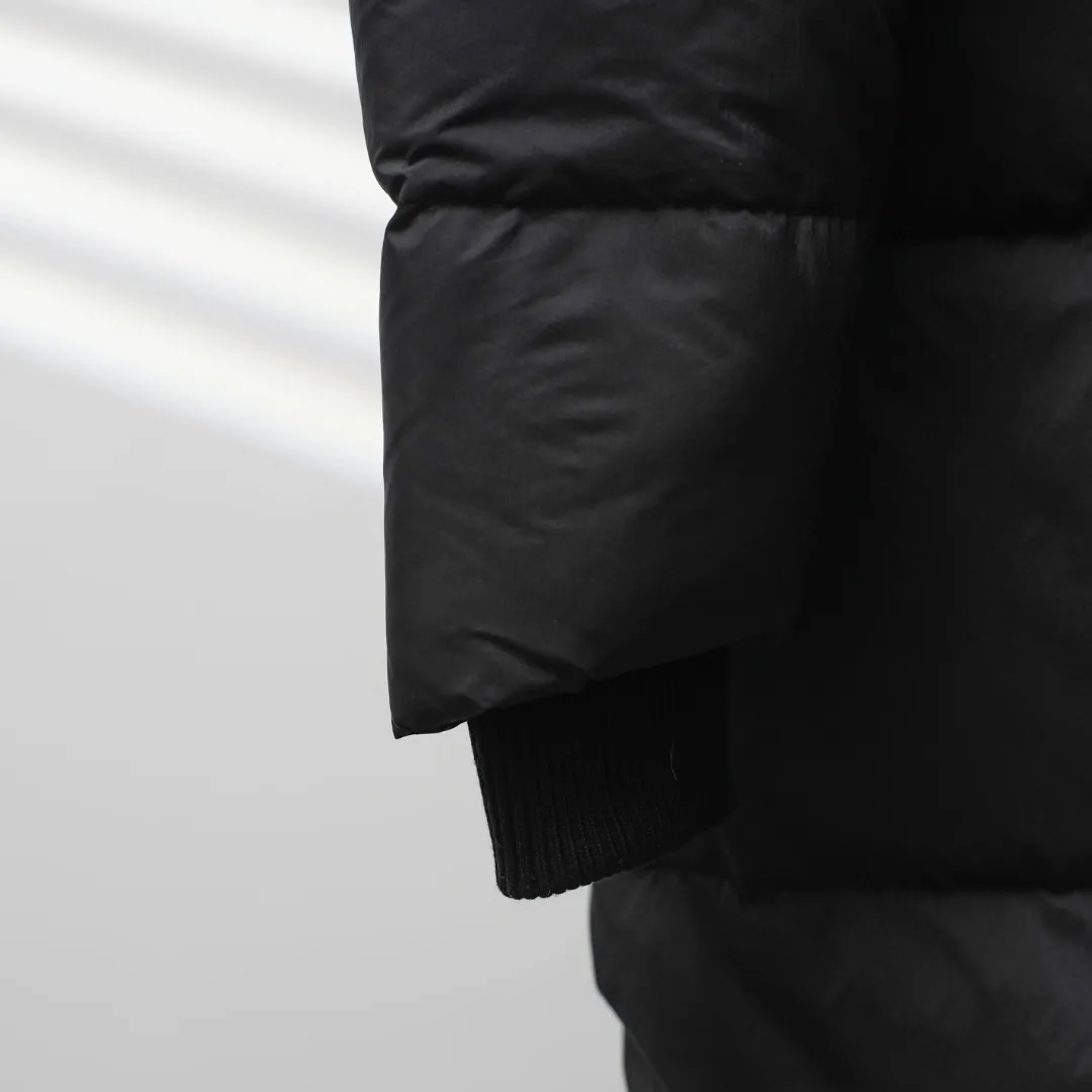P1040 CANADA GOOSE丨Canada Goose 2800 Long Armband Hooded Down Jacket Color: Black Black Label Size: XS-XXL